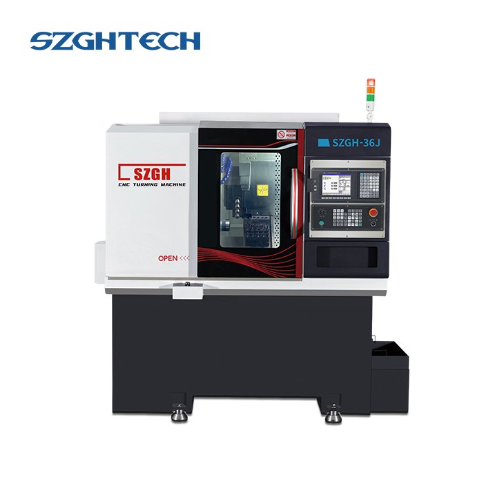 small cnc lathe machine Fully enclosed protection, beautiful appearance design, generous, better waterproof performance; Independent water tank, easy daily cleaning and maintenance. It is designed for many kinds of automatic feeding schemes such as oil bath, gas bath, vibration plate and manipulator.